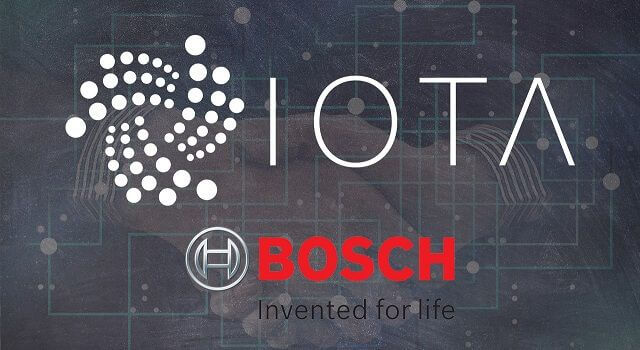 imagem com logomarca da Bosch e da IOTA